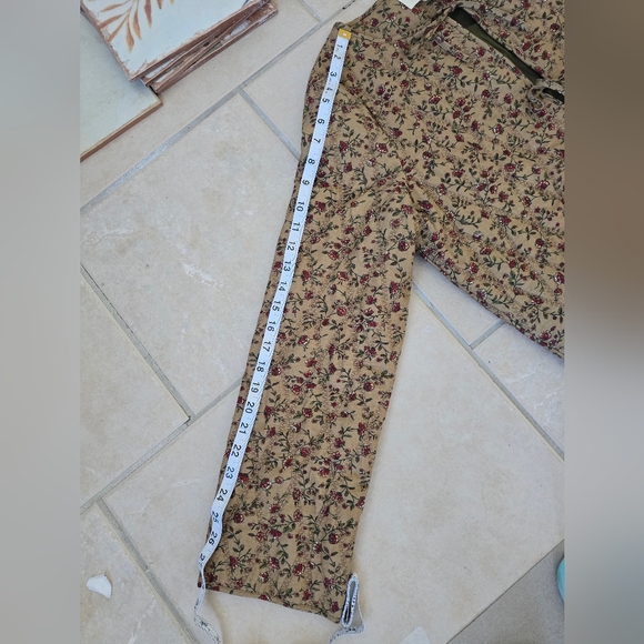 SÉZANE Paoline Tie Front Jacket In Miranda Beige Floral Print New 40/8 RARE NWOT - Picture 11 of 16